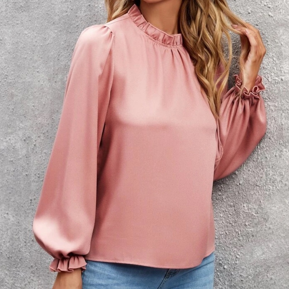 Boho frill trim blouse - Picture 11 of 15